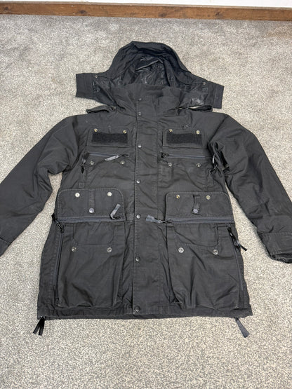 Ex Police Arktis Avenger Jacket Smock B315 With Fleece Ripstop Waterproof Black Security - SMALL