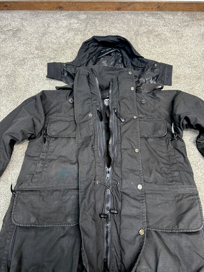 Ex Police Arktis Avenger Jacket Smock B315 With Fleece Ripstop Waterproof Black Security - SMALL
