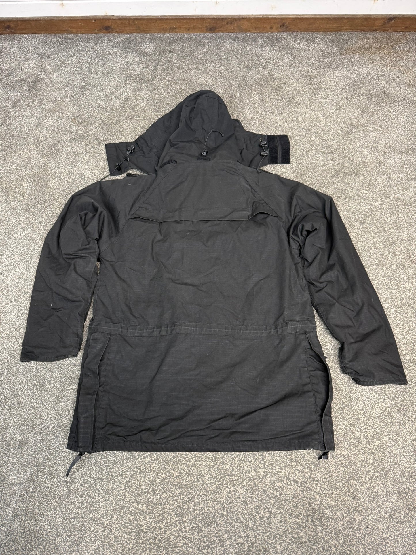 Ex Police Arktis Avenger Jacket Smock B315 With Fleece Ripstop Waterproof Black Security - SMALL