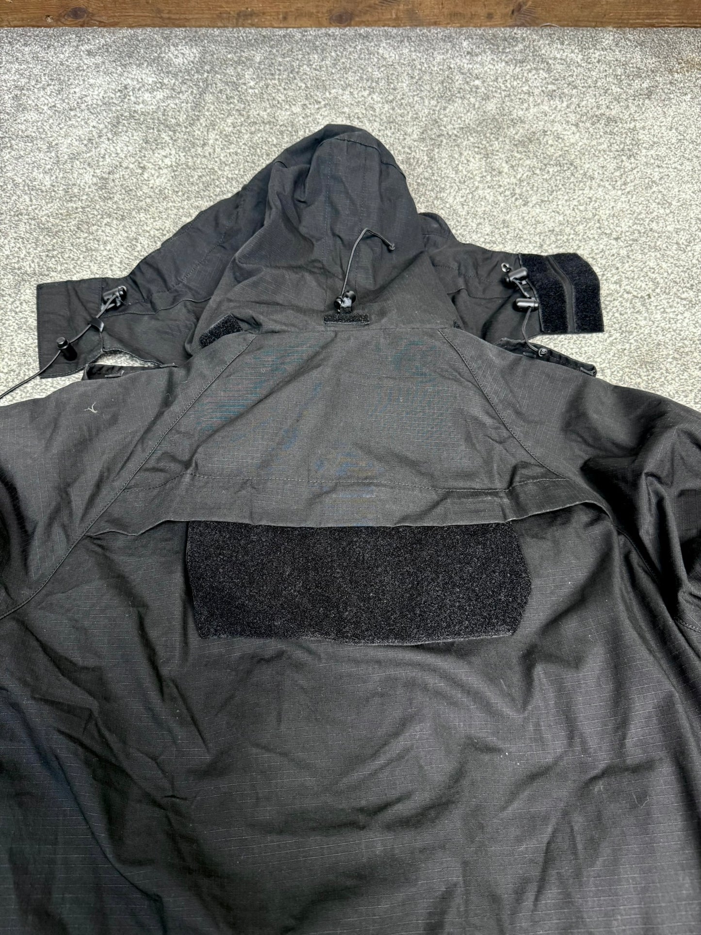 Ex Police Arktis Avenger Jacket Smock B315 With Fleece Ripstop Waterproof Black Security - SMALL