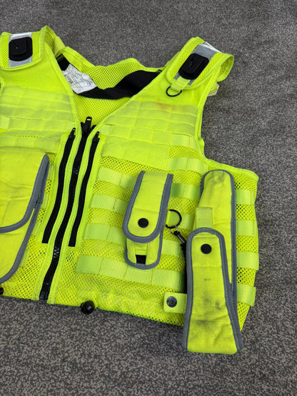 Ex Police Safariland Hi-Vis MOLLE Vest Tactical Security Vest XXL
