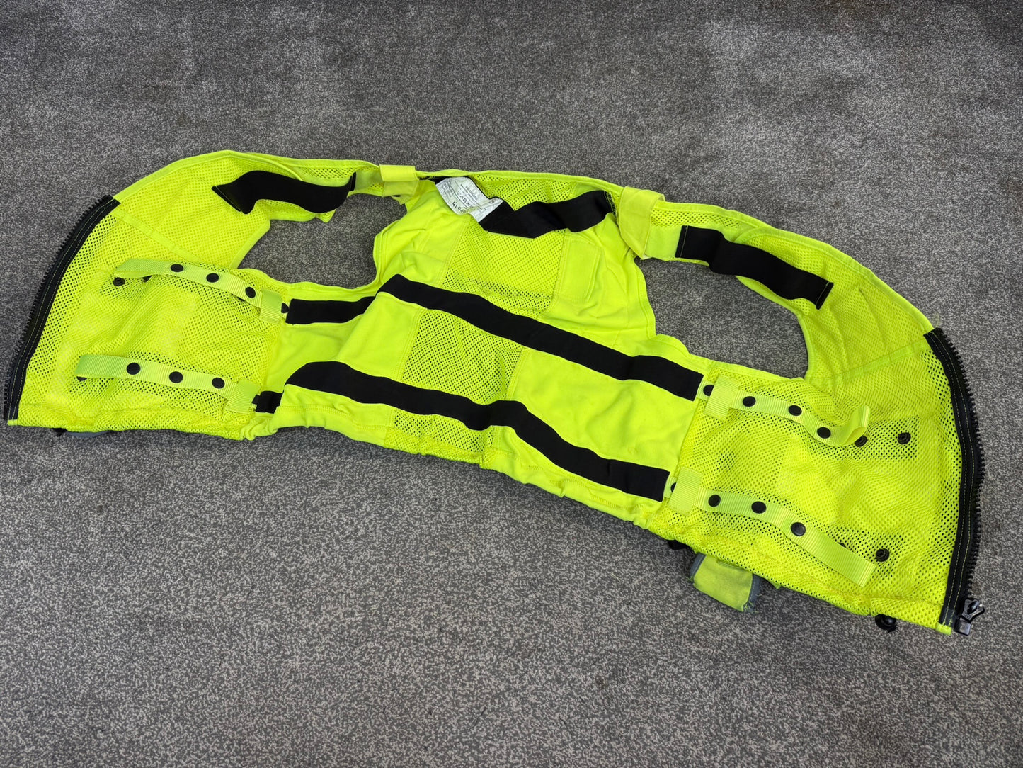 Ex Police Safariland Hi-Vis MOLLE Vest Tactical Security Vest XXL