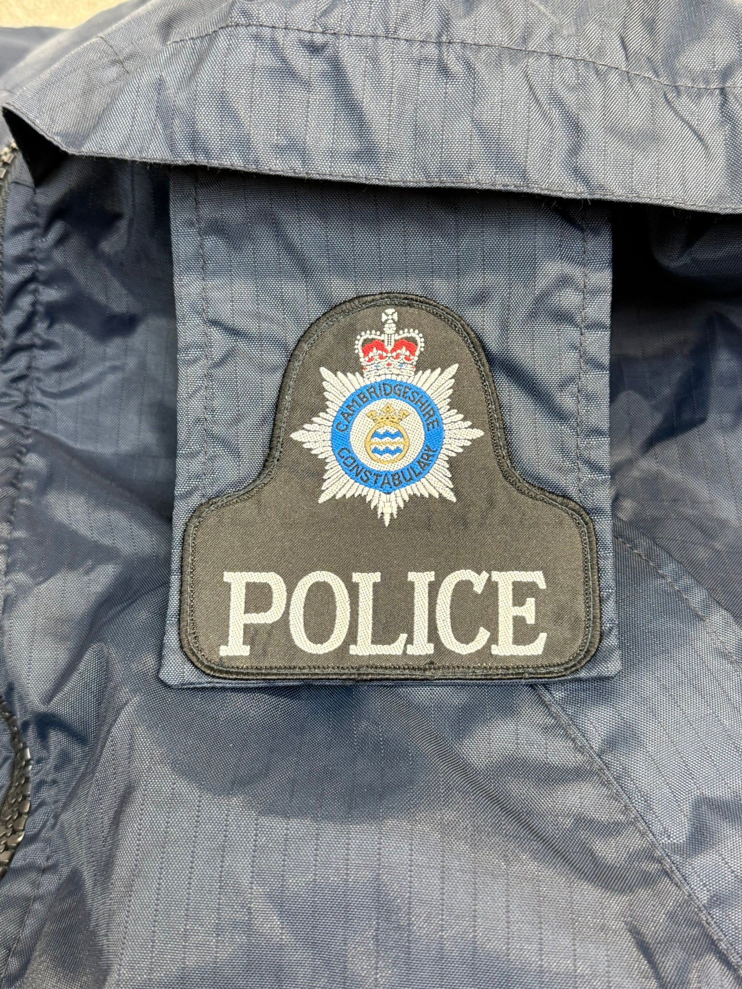 Ex Police Covert Cambridgeshire Constabulary Bomber Jacket Collector Film TV Uniform