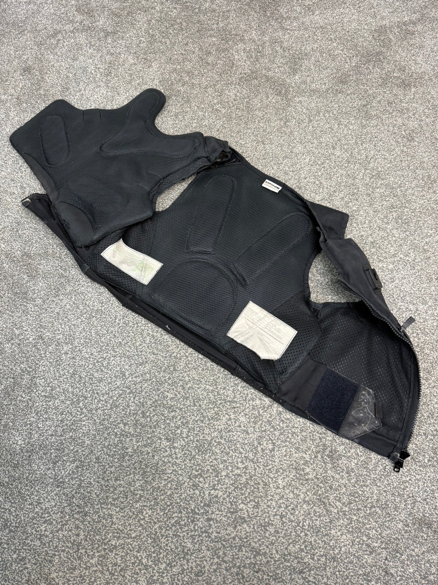Ex Police Black Hawk Body Armour Stab SMALL Vest Anti Stab & Ballistic HG1A & KR1 Security