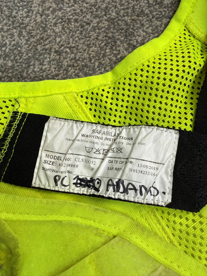 Ex Police Safariland Hi-Vis MOLLE Vest Tactical Security Vest MEDIUM