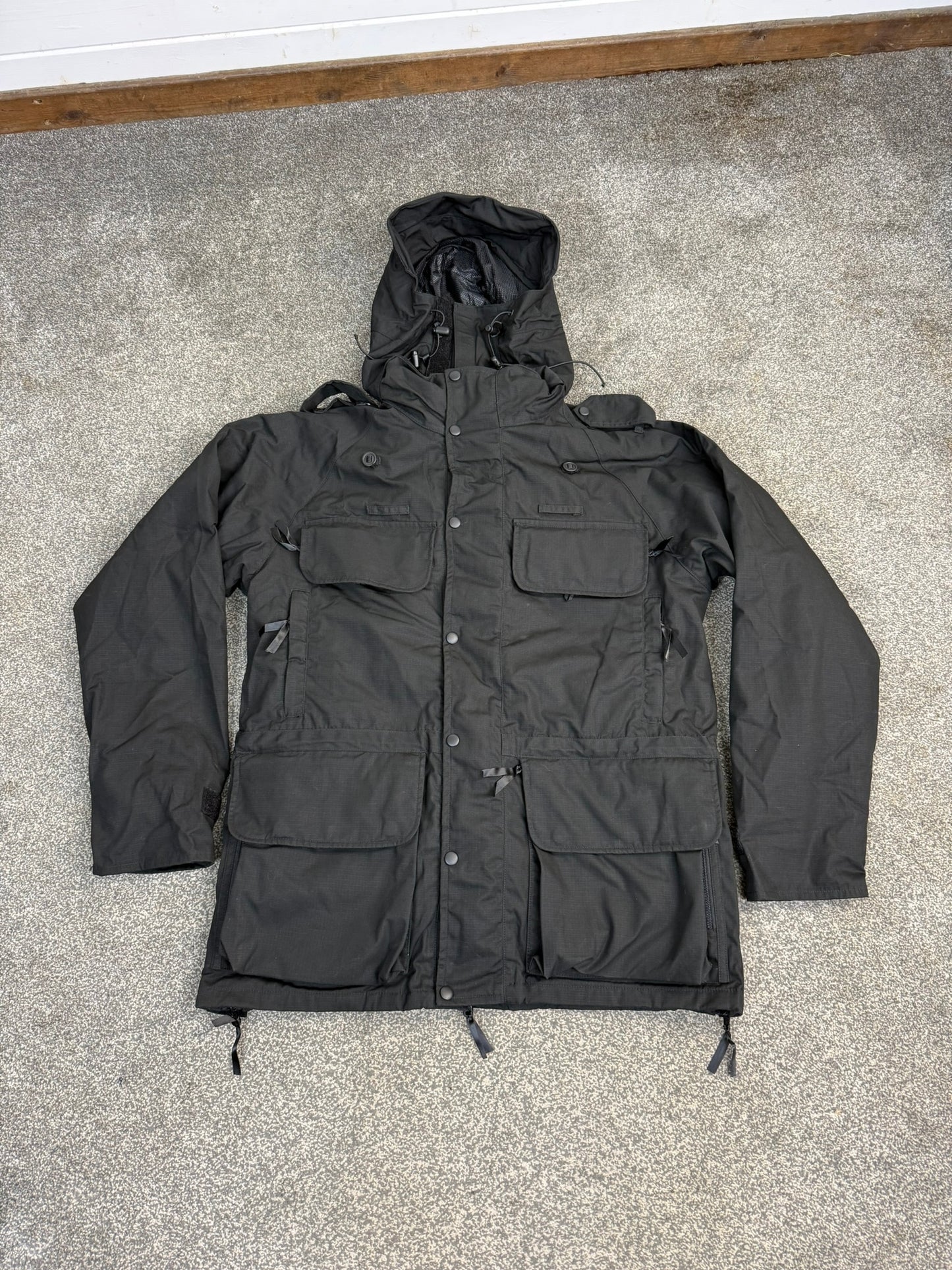 Arktis Avenger Jacket Smock B315 Ripstop Waterproof Black Ex Police Security - Medium
