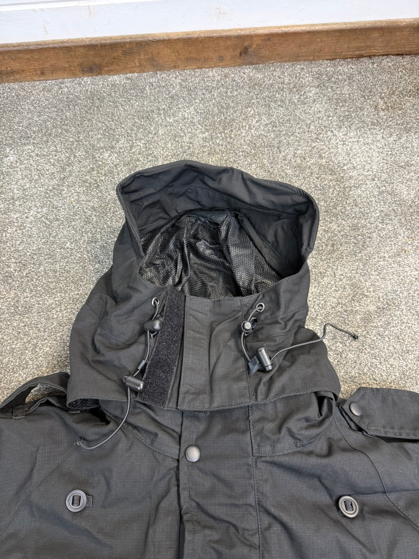 Arktis Avenger Jacket Smock B315 Ripstop Waterproof Black Ex Police Security - Medium