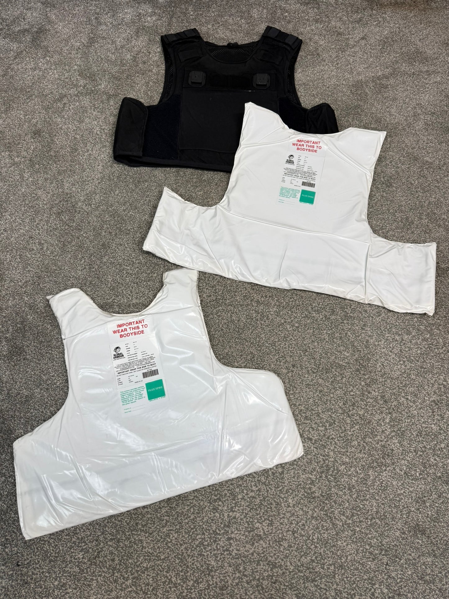 Ex Police Global Armour Body Armour Stab Vest X LARGE Anti Stab & Ballistic HG2 / KR1 / SP1 Security