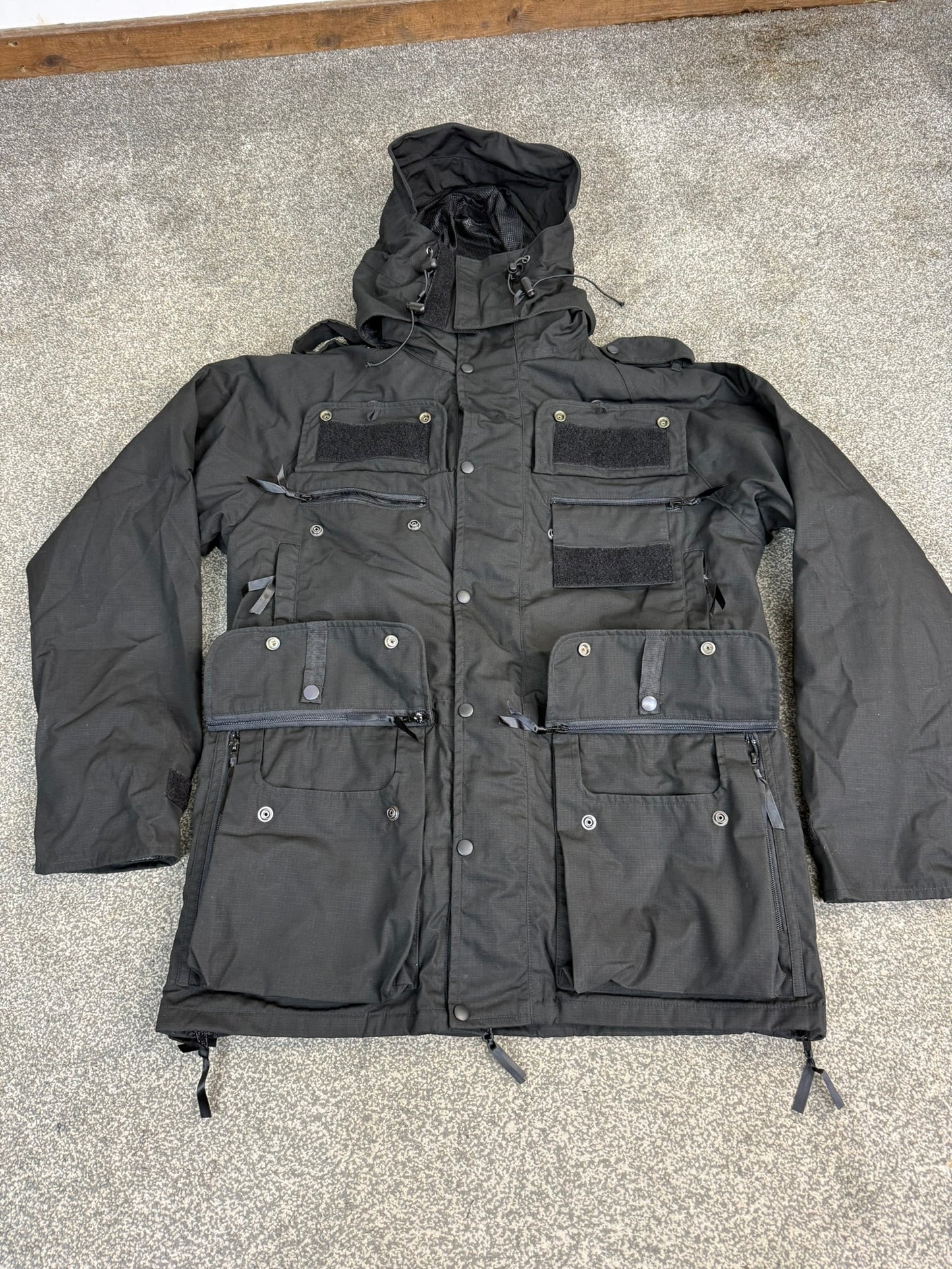 Arktis Avenger Jacket Smock B315 Ripstop Waterproof Black Ex Police Security - Medium
