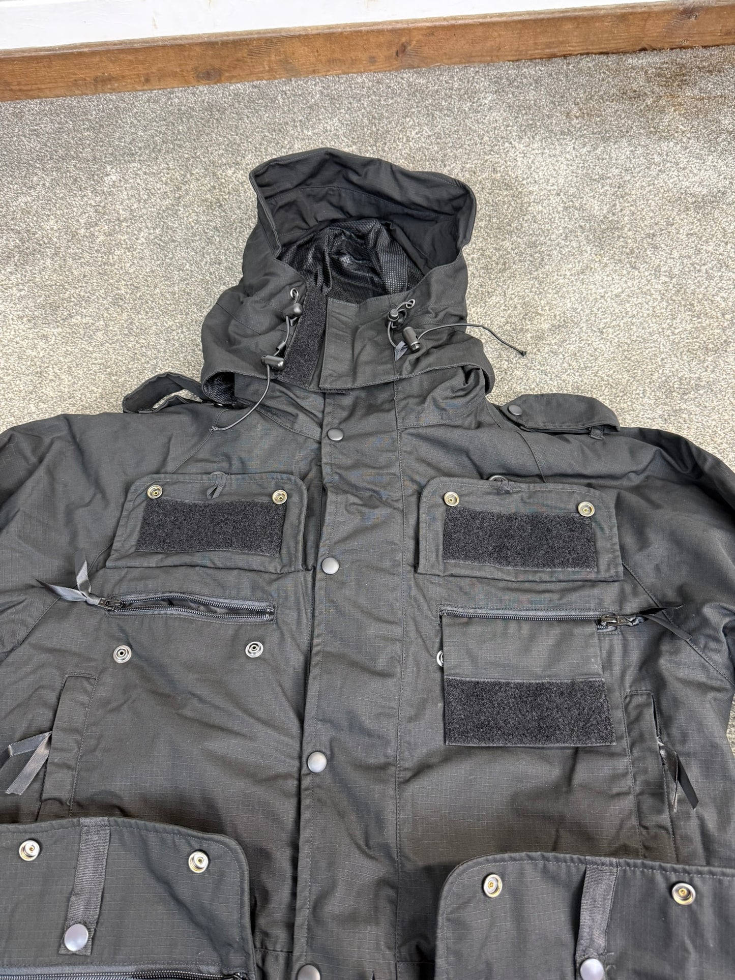 Arktis Avenger Jacket Smock B315 Ripstop Waterproof Black Ex Police Security - Medium