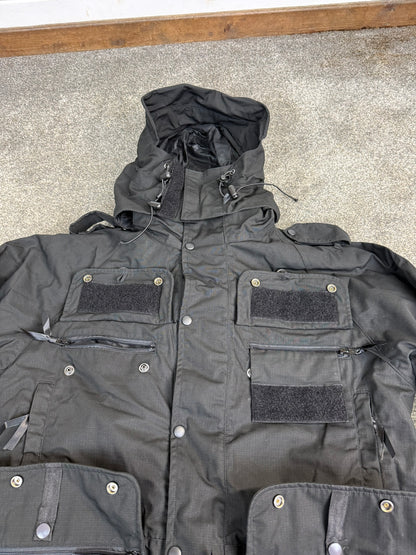 Arktis Avenger Jacket Smock B315 Ripstop Waterproof Black Ex Police Security - Medium