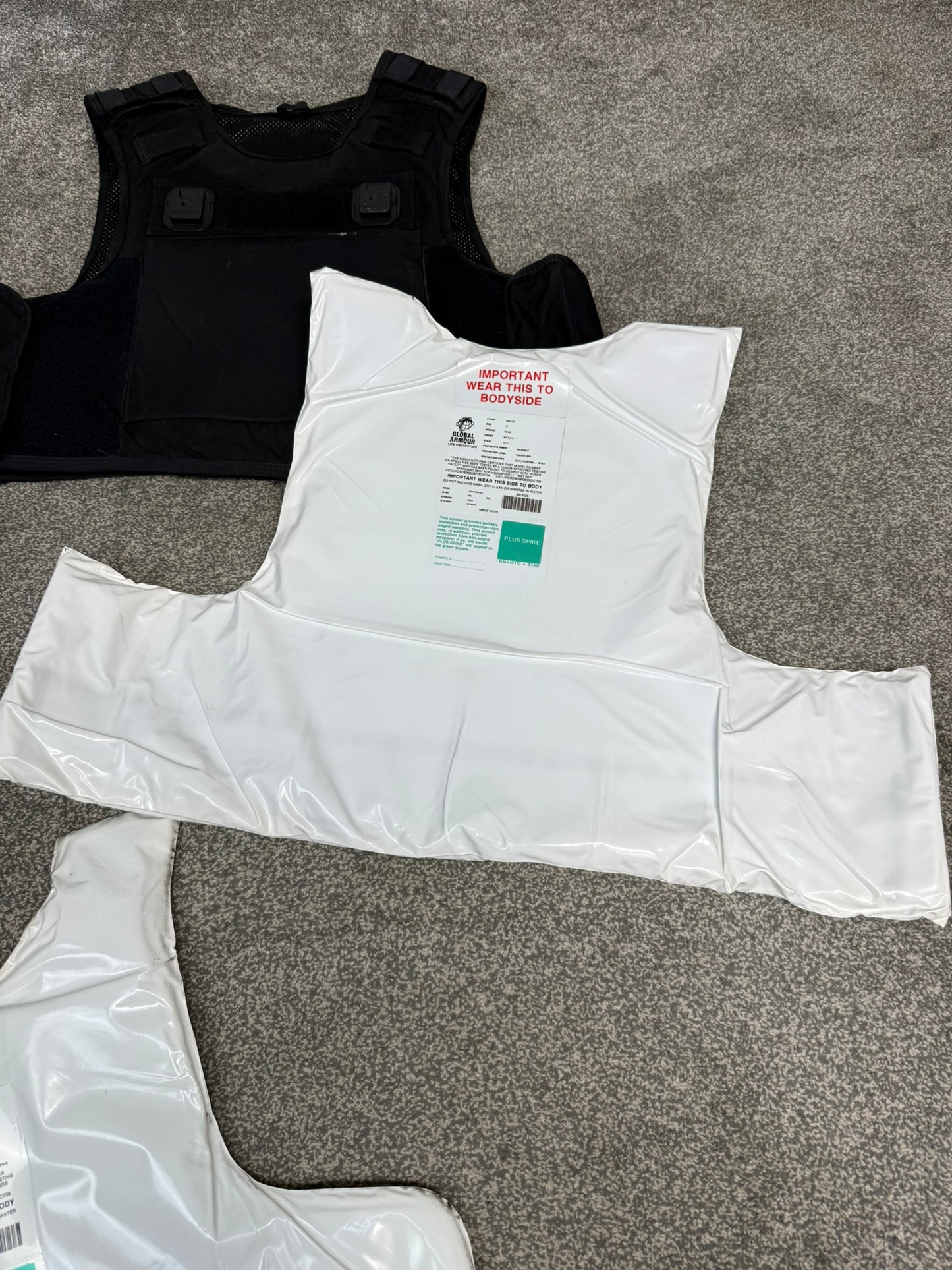 Ex Police Global Armour Body Armour Stab Vest X LARGE Anti Stab & Ballistic HG2 / KR1 / SP1 Security