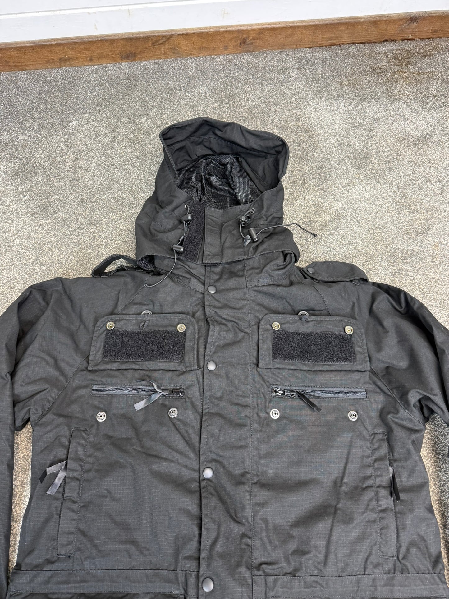 Arktis Avenger Jacket Smock B315 Ripstop Waterproof Black Ex Police Security - Medium