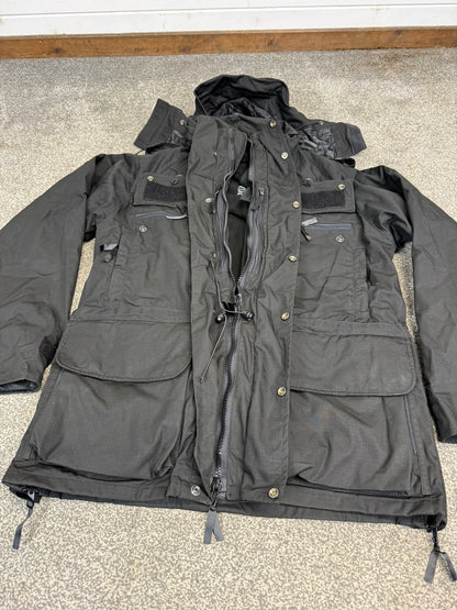 Arktis Avenger Jacket Smock B315 Ripstop Waterproof Black Ex Police Security - Medium