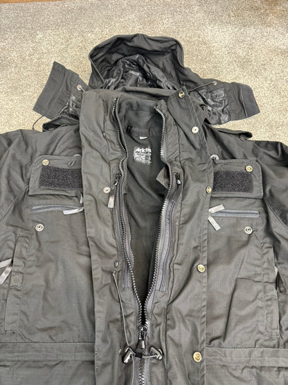 Arktis Avenger Jacket Smock B315 Ripstop Waterproof Black Ex Police Security - Medium