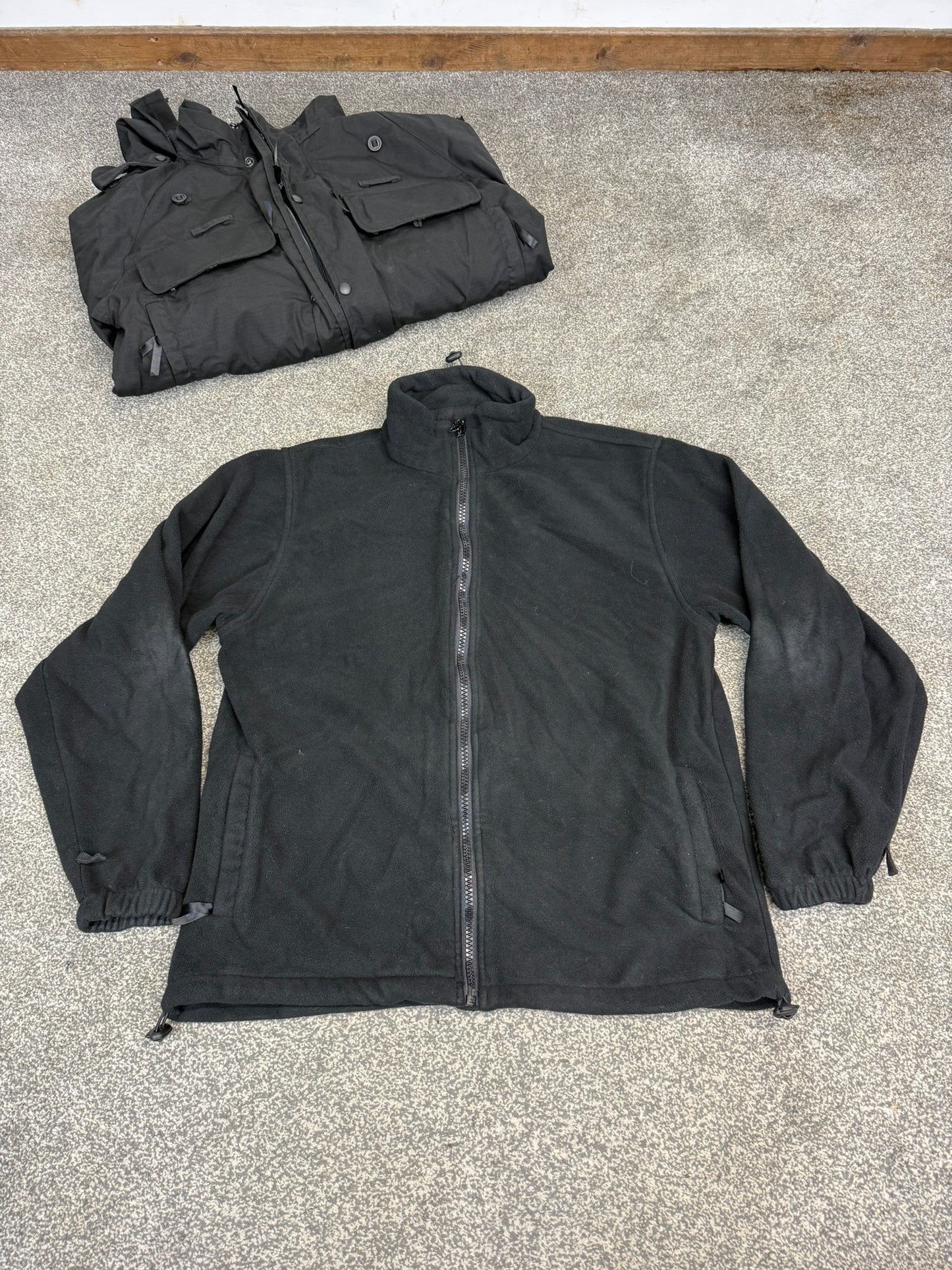Arktis Avenger Jacket Smock B315 Ripstop Waterproof Black Ex Police Security - Medium