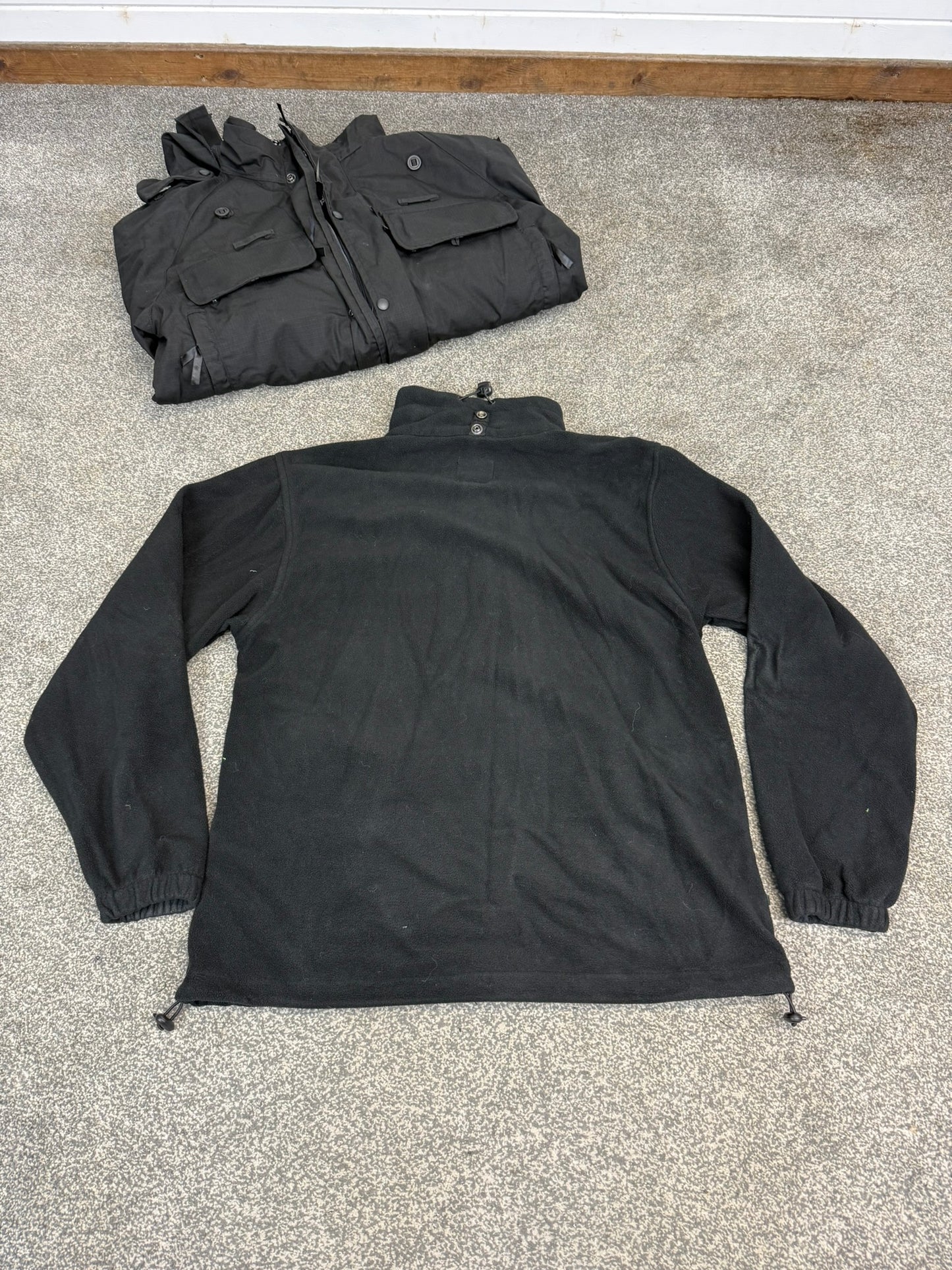 Arktis Avenger Jacket Smock B315 Ripstop Waterproof Black Ex Police Security - Medium