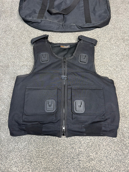 Ex Police Cooneen Body Armour Stab Vest MEDIUM Anti Stab & Ballistic HG1A & KR1 + Bag VGC