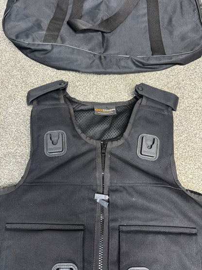 Ex Police Cooneen Body Armour Stab Vest MEDIUM Anti Stab & Ballistic HG1A & KR1 + Bag VGC