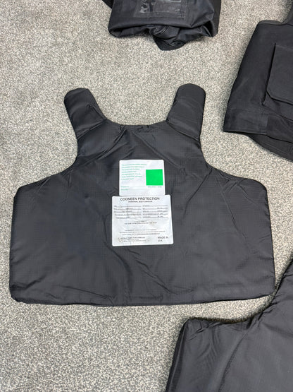 Ex Police Cooneen Body Armour Stab Vest MEDIUM Anti Stab & Ballistic HG1A & KR1 + Bag VGC