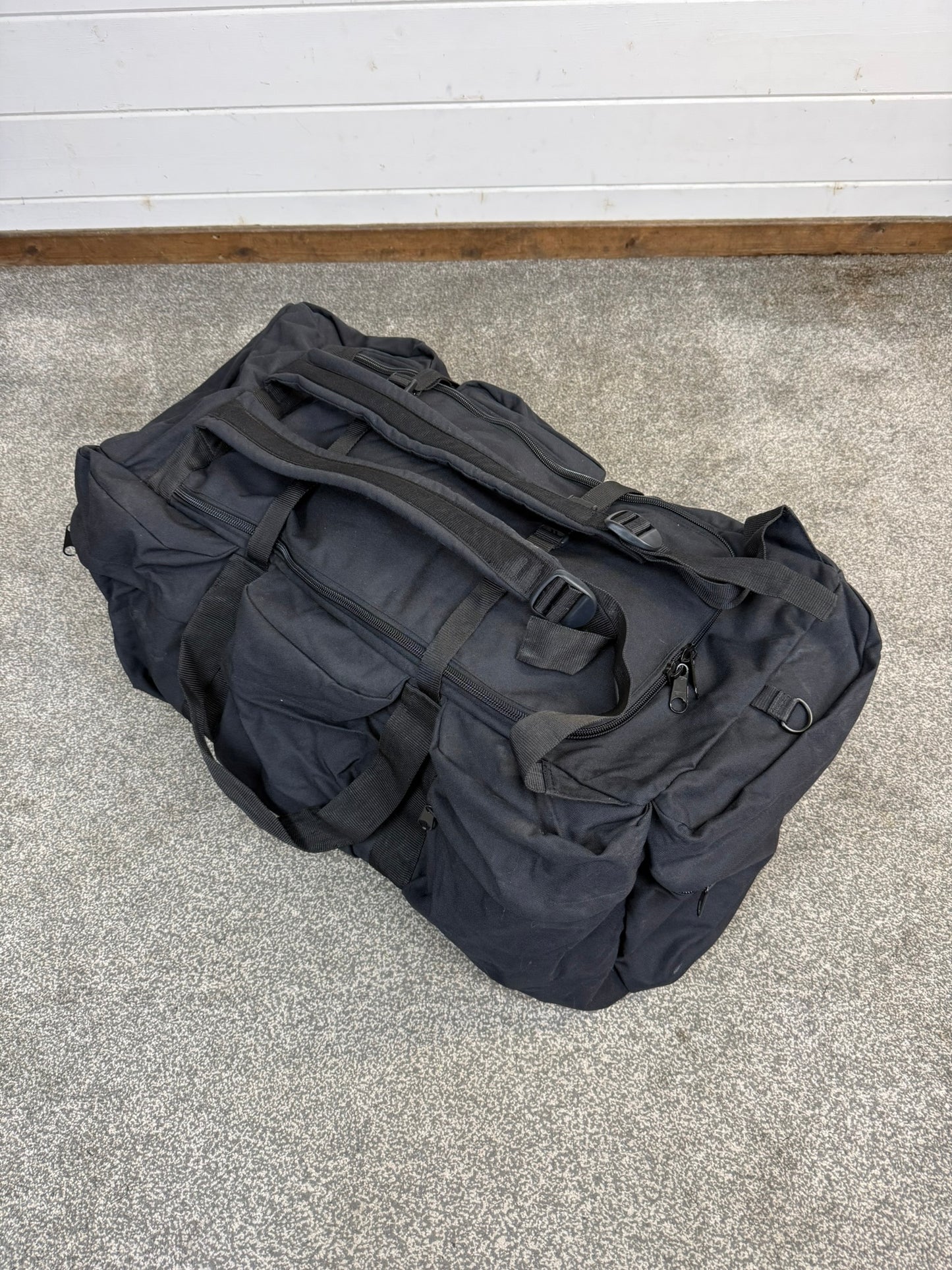 Ex Police Arktis T112 Load Out Deployment Bag Holdall Rucksack 80L Black Security Travel