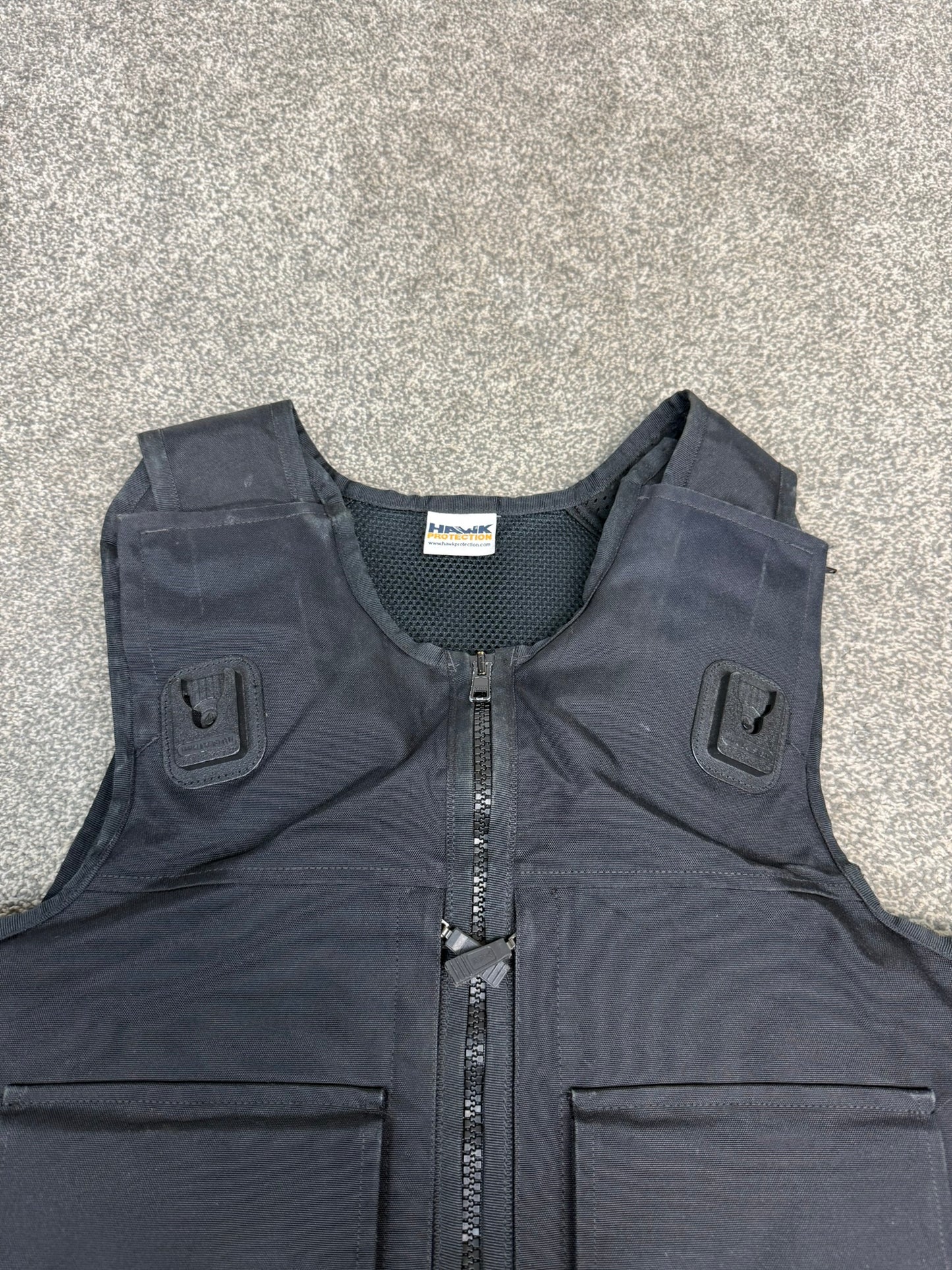 Ex Police Hawk Body Armour Stab Vest MEDIUM Anti Stab & Ballistic HG1A & KR1