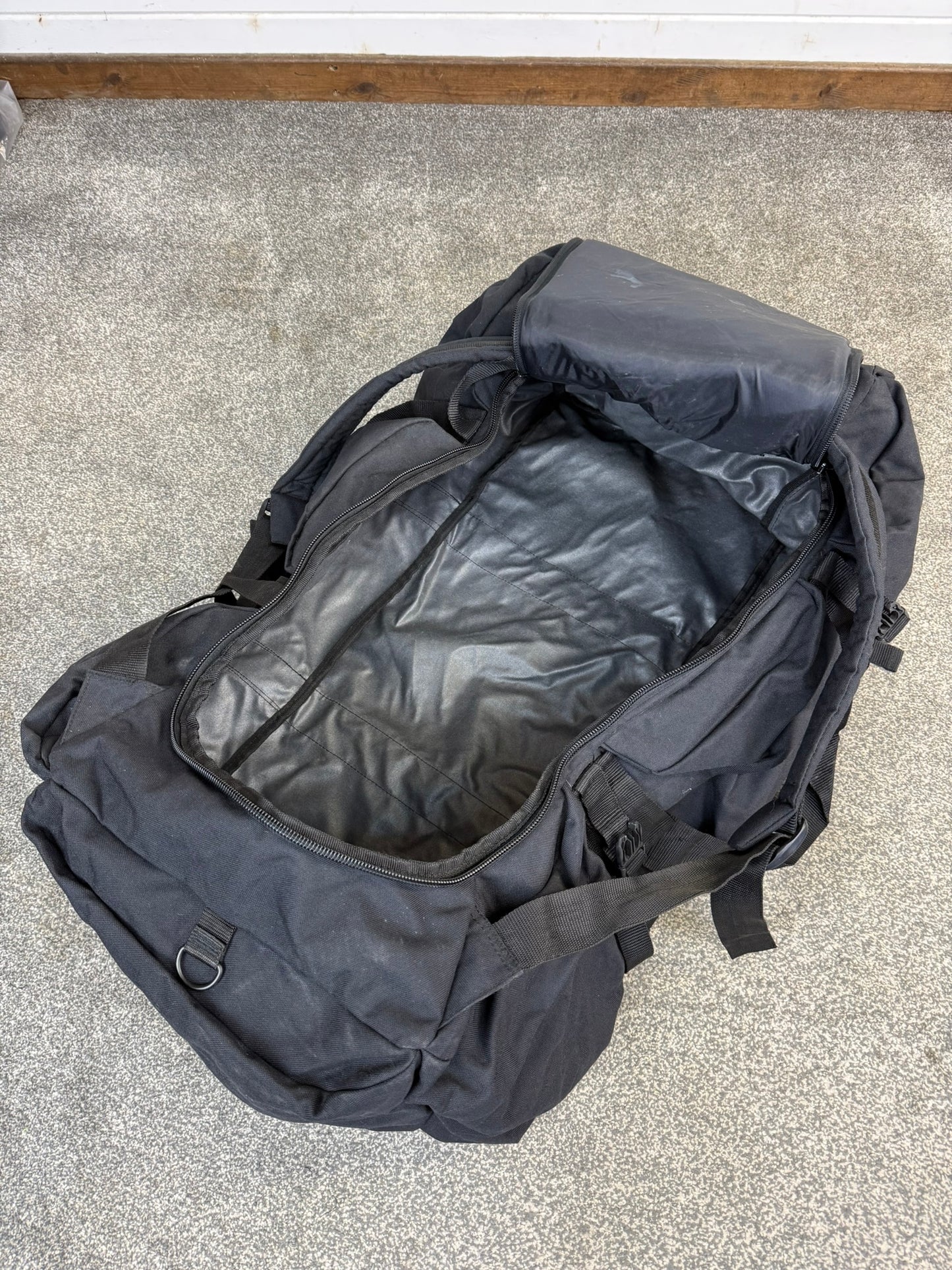 Ex Police Arktis T112 Load Out Deployment Bag Holdall Rucksack 80L Black Security Travel