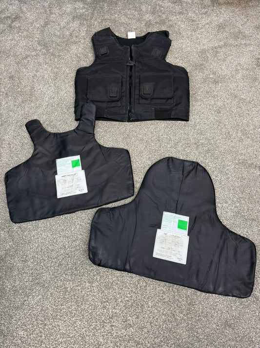 Ex Police Hawk Body Armour Stab Vest MEDIUM Anti Stab & Ballistic HG1A & KR1