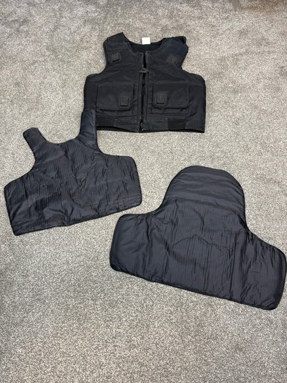 Ex Police Hawk Body Armour Stab Vest MEDIUM Anti Stab & Ballistic HG1A & KR1