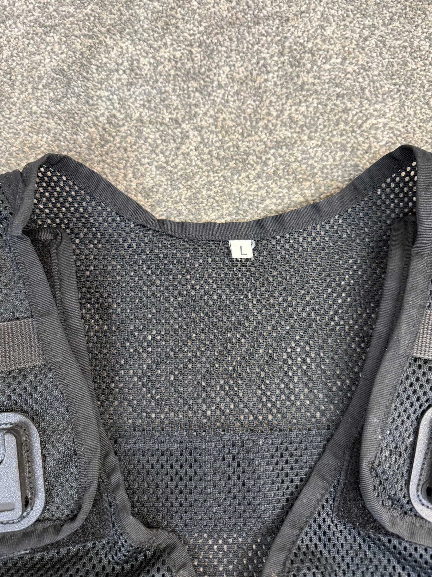 Ex Police Arktis Black Tactical Utility Vest With Pouches Security - Large