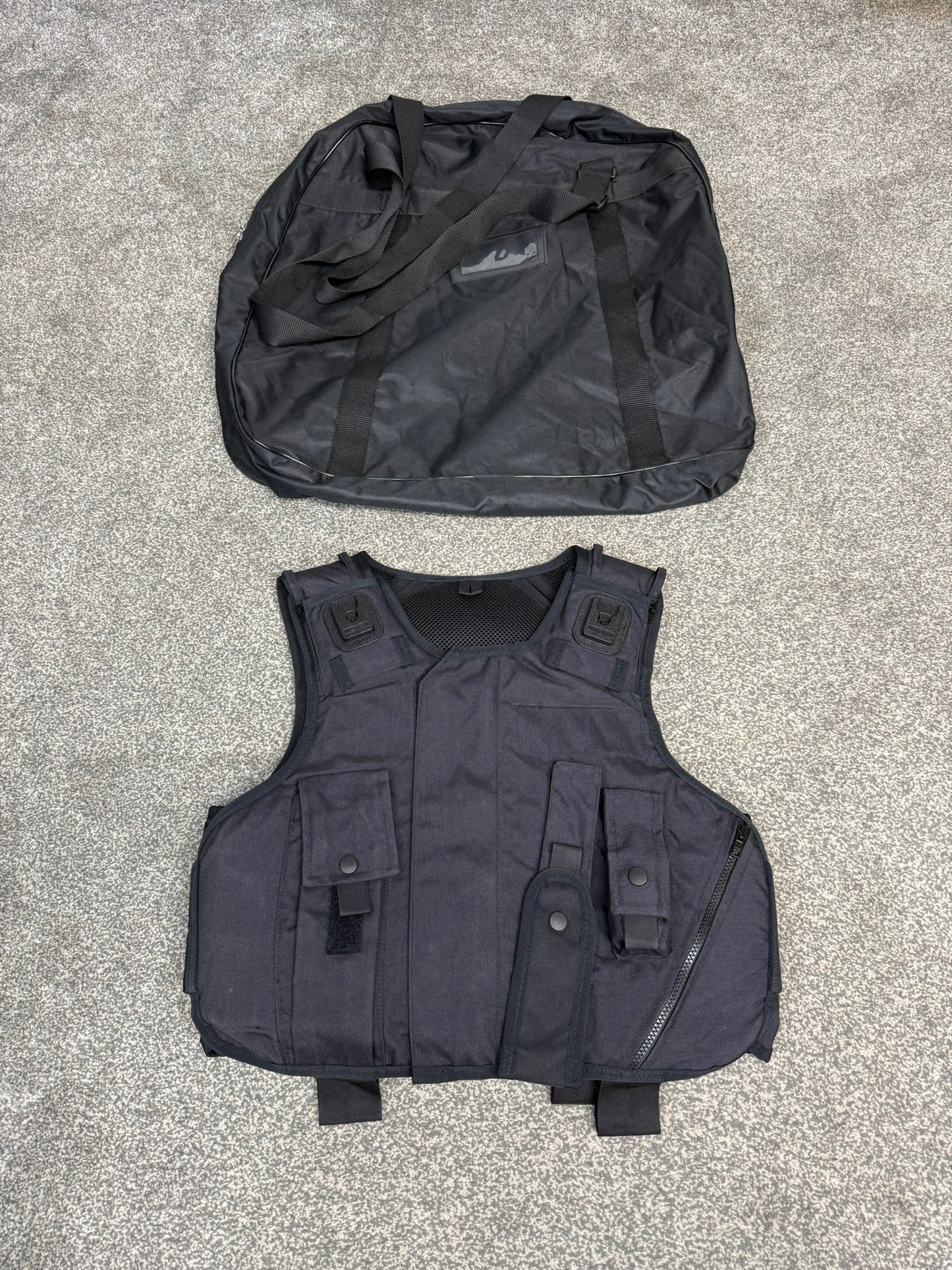 Ex Police Global Armour Body Armour Stab Vest & Bag SMALL Anti Stab & Ballistic HG1A / KR1