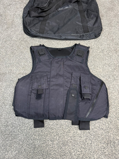 Ex Police Global Armour Body Armour Stab Vest & Bag SMALL Anti Stab & Ballistic HG1A / KR1