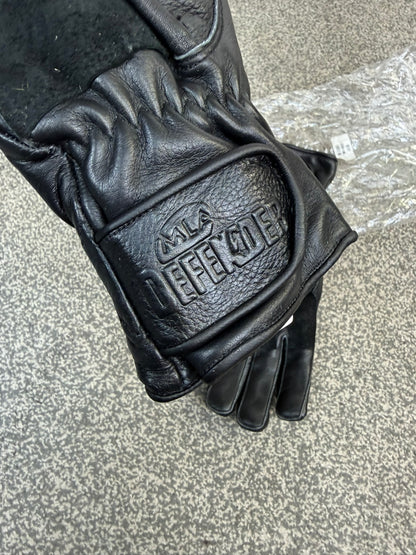 NEW MLA Defender Leather Riot Gloves Size 6 Motorcycle Biker Paintball Airsoft Security