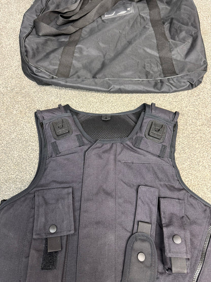 Ex Police Global Armour Body Armour Stab Vest & Bag SMALL Anti Stab & Ballistic HG1A / KR1