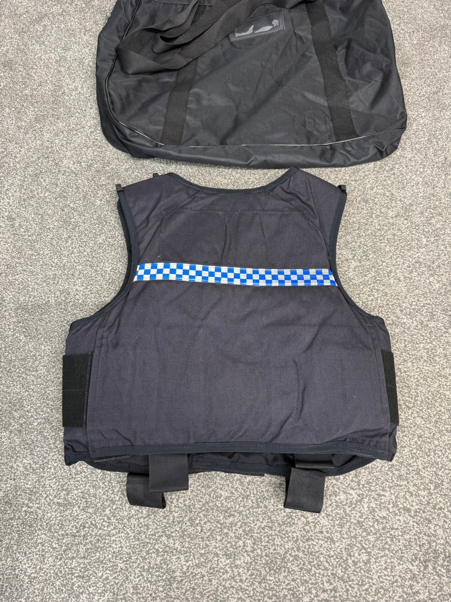 Ex Police Global Armour Body Armour Stab Vest & Bag SMALL Anti Stab & Ballistic HG1A / KR1