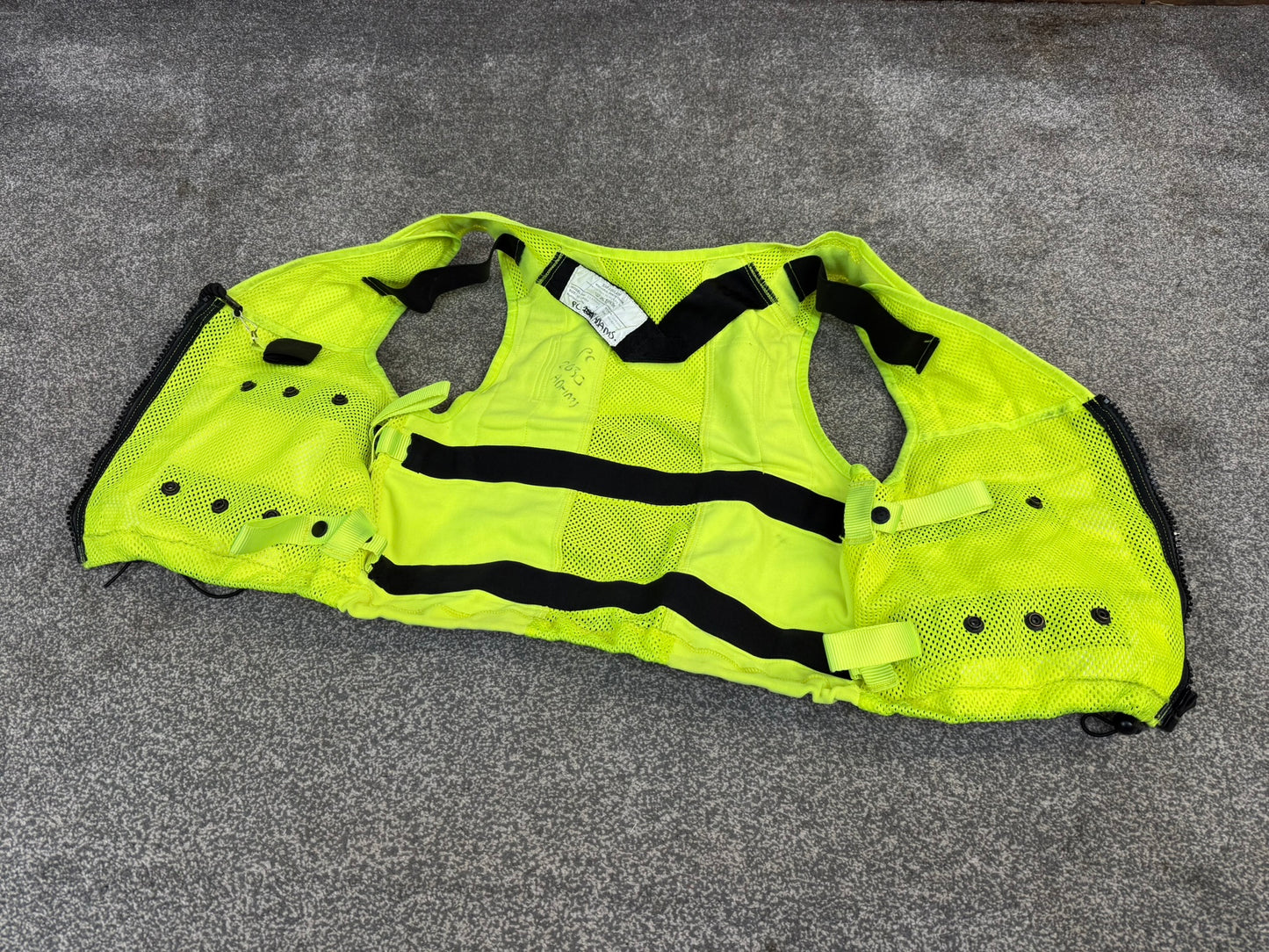 Ex Police Safariland Hi-Vis MOLLE Vest Tactical Security Vest MEDIUM