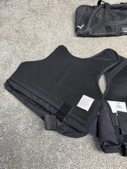 Ex Police Global Armour Body Armour Stab Vest & Bag SMALL Anti Stab & Ballistic HG1A / KR1