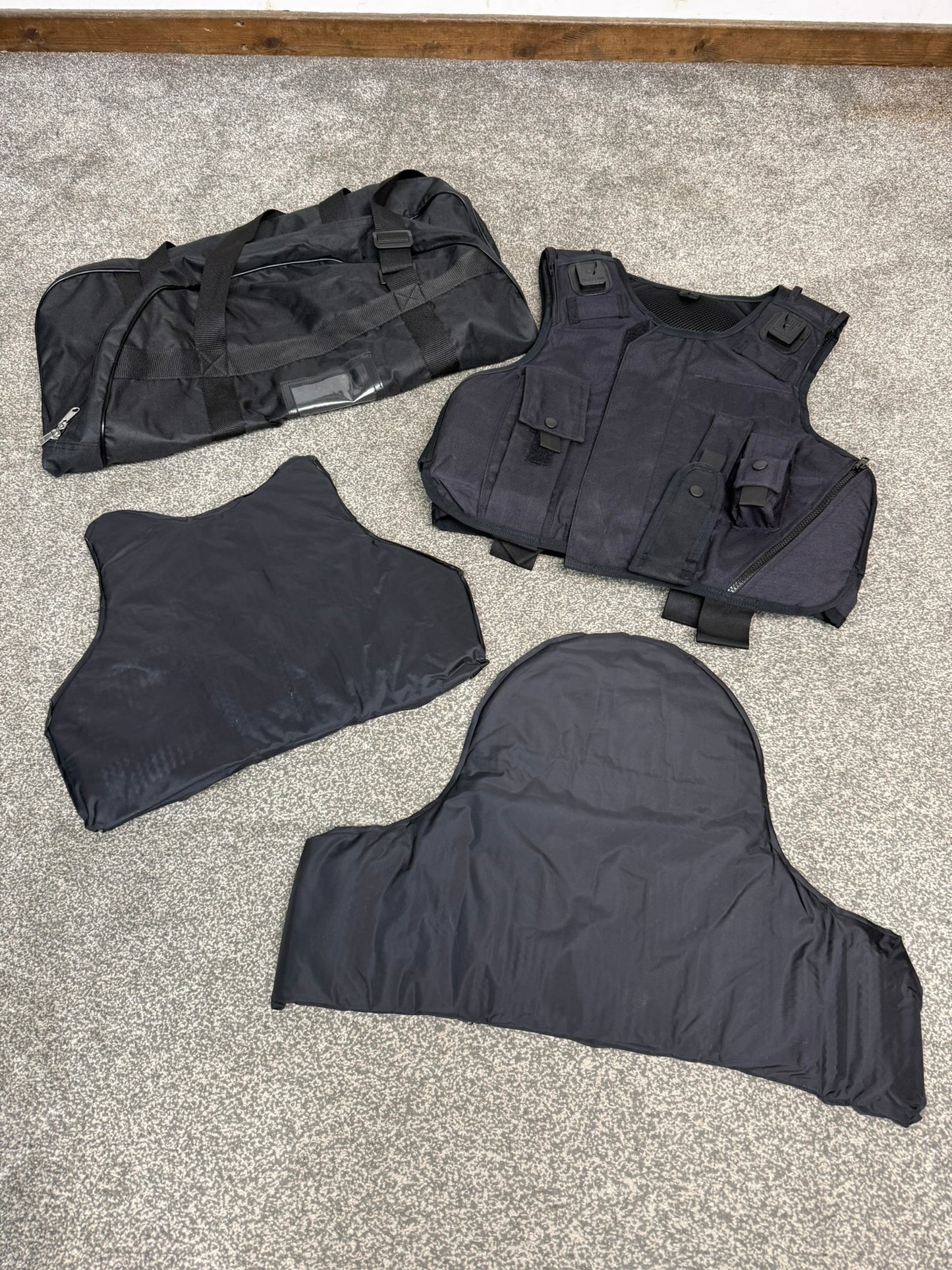 Ex Police Global Armour Body Armour Stab Vest & Bag SMALL Anti Stab & Ballistic HG1A / KR1