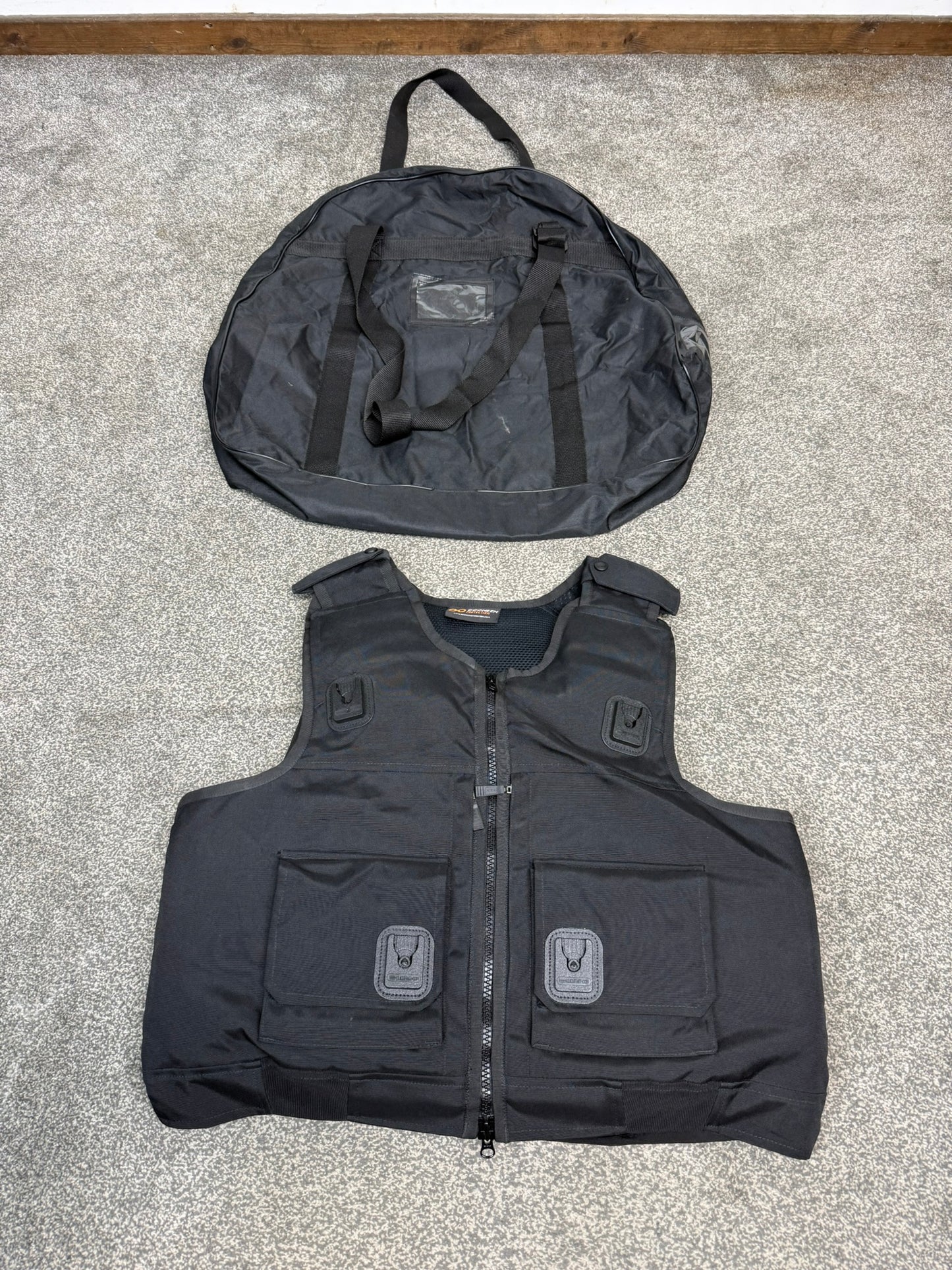 Ex Police Cooneen Body Armour Stab Vest + Bag X LARGE Anti Stab & Ballistic HG1A & KR1 - VGC