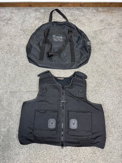 Ex Police Cooneen Body Armour Stab Vest + Bag X LARGE Anti Stab & Ballistic HG1A & KR1 - VGC