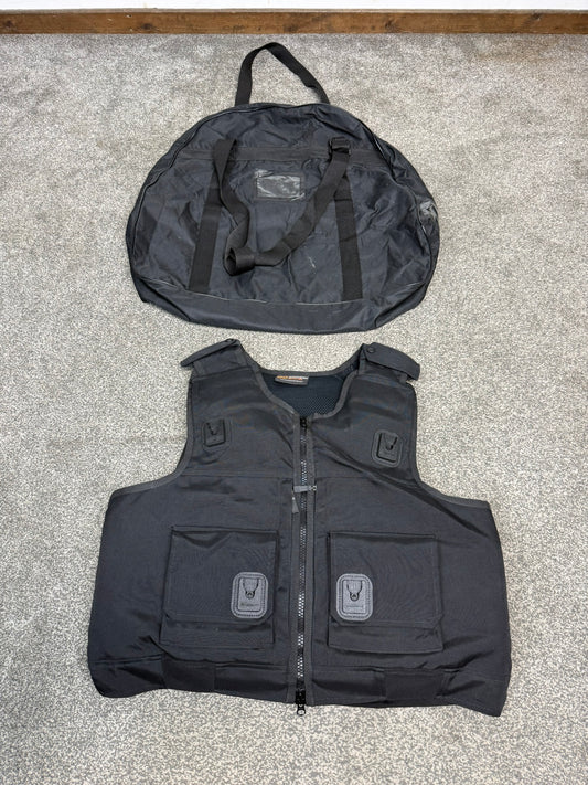 Ex Police Cooneen Body Armour Stab Vest + Bag X LARGE Anti Stab & Ballistic HG1A & KR1 - VGC
