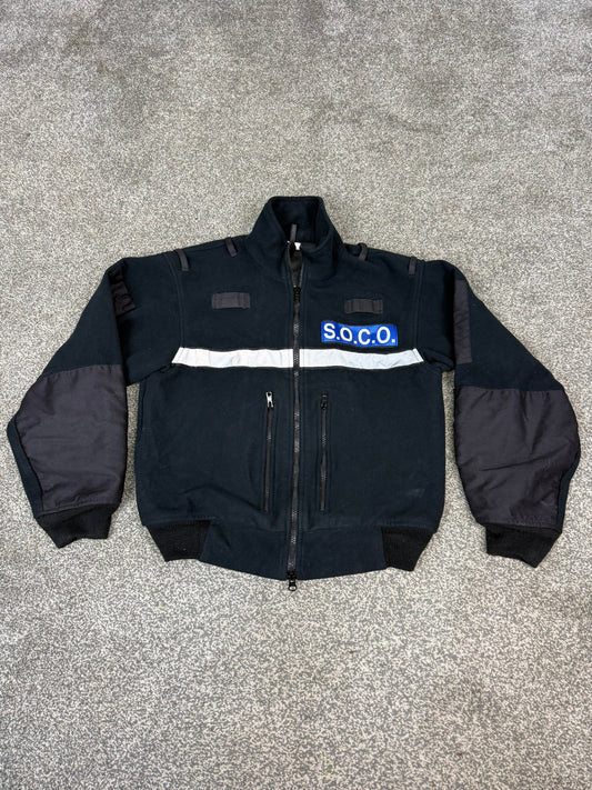 Ex Police SOCO Scene Of Crime Officer Black Fleece - Collectible Film TV Uniform