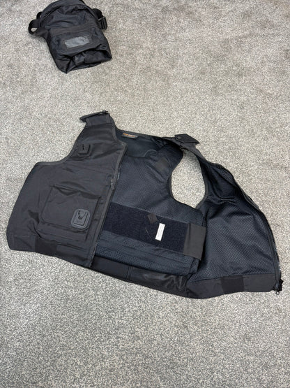 Ex Police Cooneen Body Armour Stab Vest + Bag X LARGE Anti Stab & Ballistic HG1A & KR1 - VGC