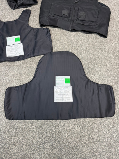 Ex Police Cooneen Body Armour Stab Vest + Bag X LARGE Anti Stab & Ballistic HG1A & KR1 - VGC