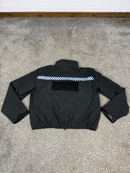 Ex Police Black Soft Shell Fleece Jacket Embroidered Security Patrol TV Film PR2SSF1
