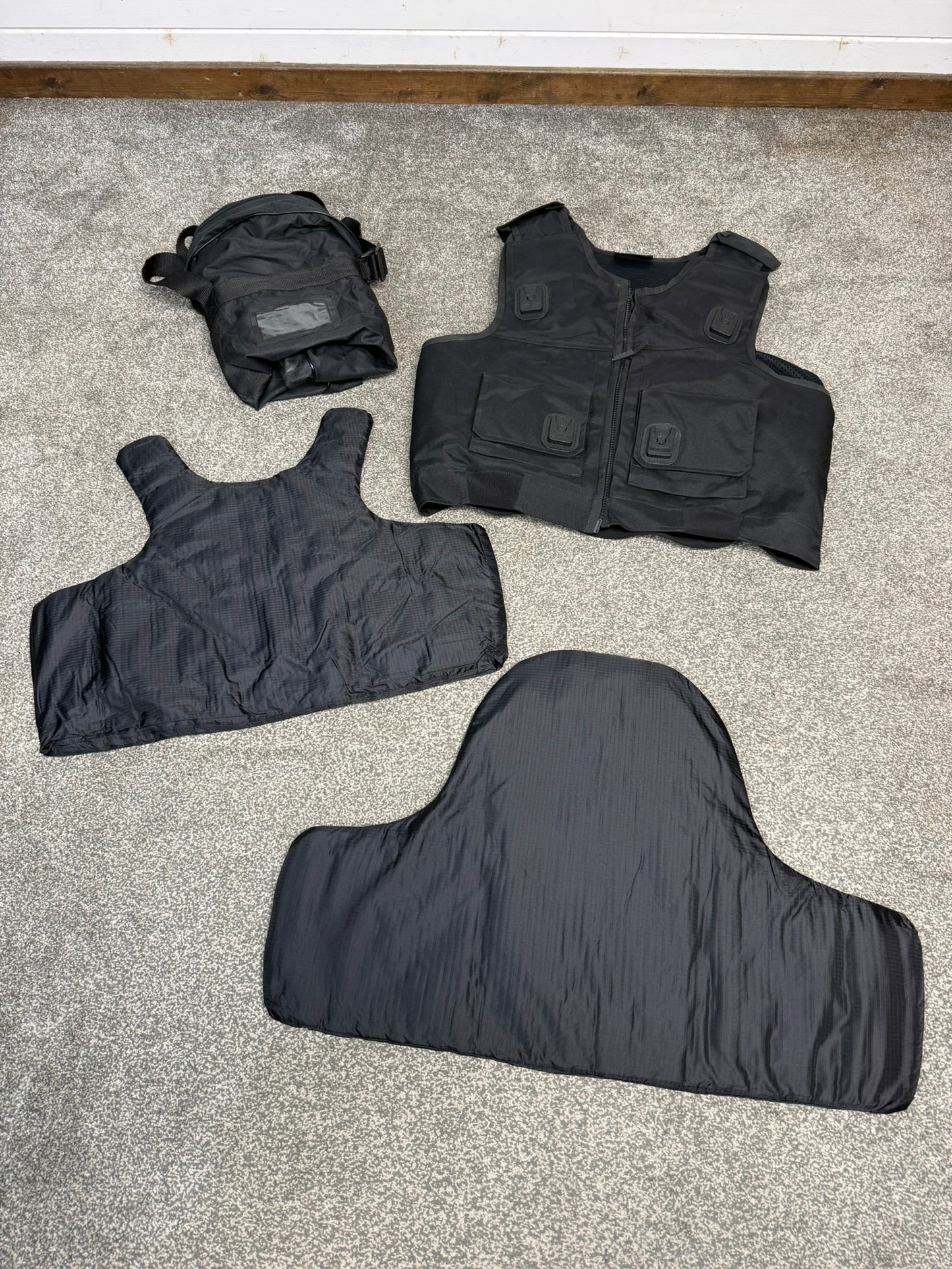 Ex Police Cooneen Body Armour Stab Vest + Bag X LARGE Anti Stab & Ballistic HG1A & KR1 - VGC