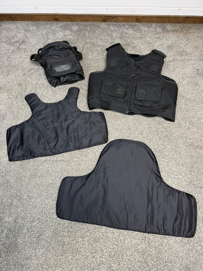 Ex Police Cooneen Body Armour Stab Vest + Bag X LARGE Anti Stab & Ballistic HG1A & KR1 - VGC