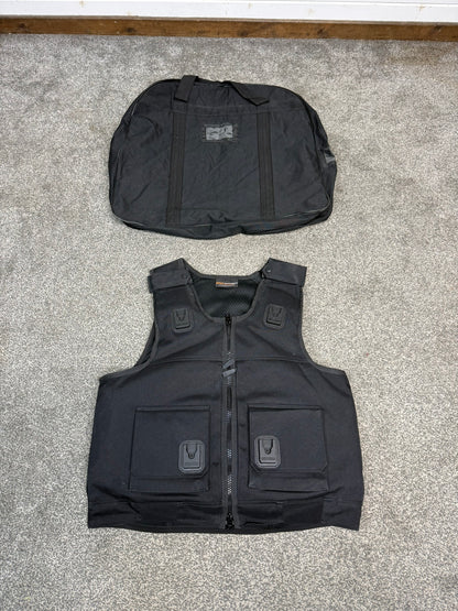 Ex Police Cooneen Body Armour Stab Vest LARGE Anti Stab & Ballistic HG1A & KR1 + Bag VGC