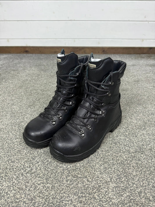 Altberg Peacekeeper P3 VS Black Leather Waterproof Combat Boots Size UK 6