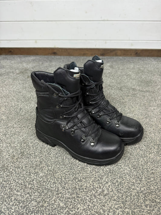 Altberg Peacekeeper P3 VS Black Leather Waterproof Combat Boots Size UK 6